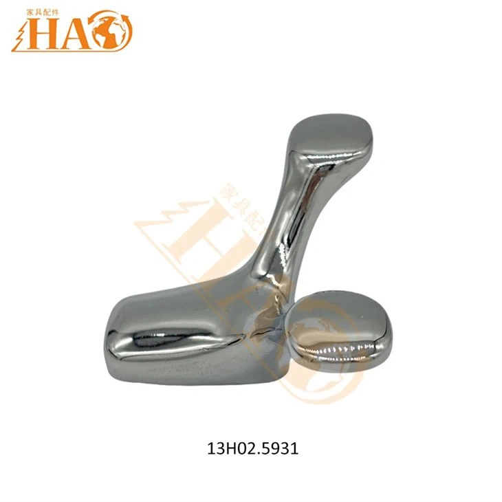 Clothes Hooks Wall Mounted Cloak Hooks Zinc Alloy Bright Chrome Hooks